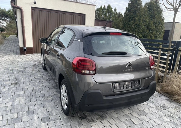 Citroen C3 cena 42900 przebieg: 41000, rok produkcji 2019 z Gniezno małe 79